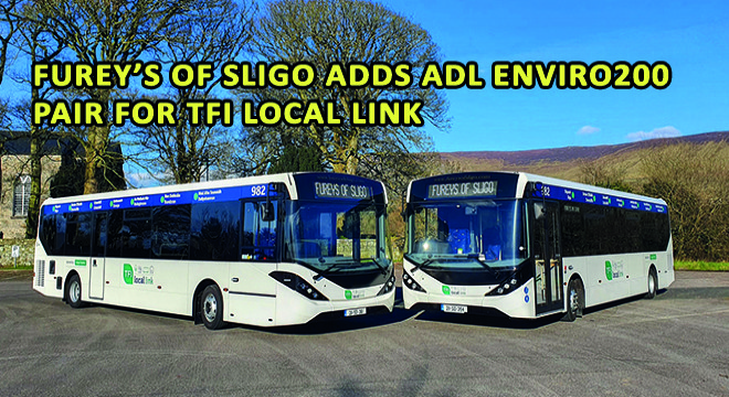 Furey's of Sligo Adds ADL Enviro200 Pair for TFI Local Link