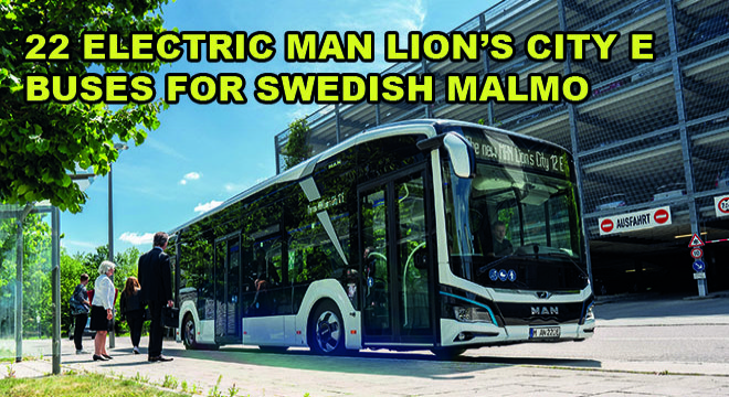 22 Electric MAN Lion's City E Buses for Swedish Malmö