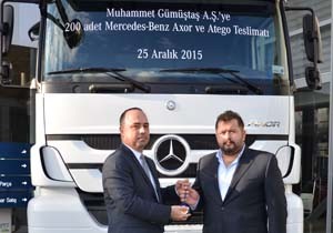 Trabzonlu Muhammet Gümüştaş A.Ş. , yine  Mercedes-Benz Türk’ü tercih etti