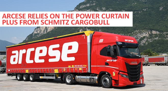 Arcese relies on the POWER CURTAIN PLUS from Schmitz Cargobull