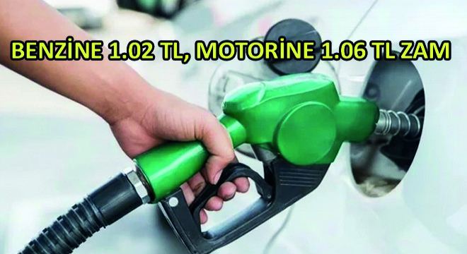 Benzine 1.02 TL, Motorine 1.06 TL Zam