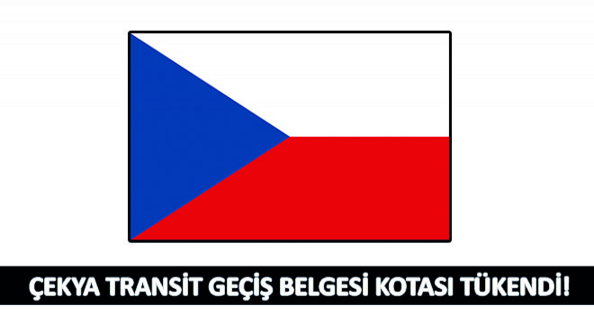 Çekya Transit Geçiş Belgesi Kotası Tükendi