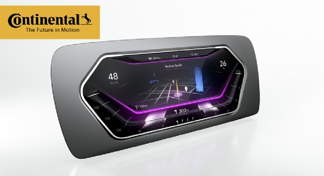 Continental 3D Ekran Yüzeyleri ile Sürüş Keyfine Tasarım Katıyor
