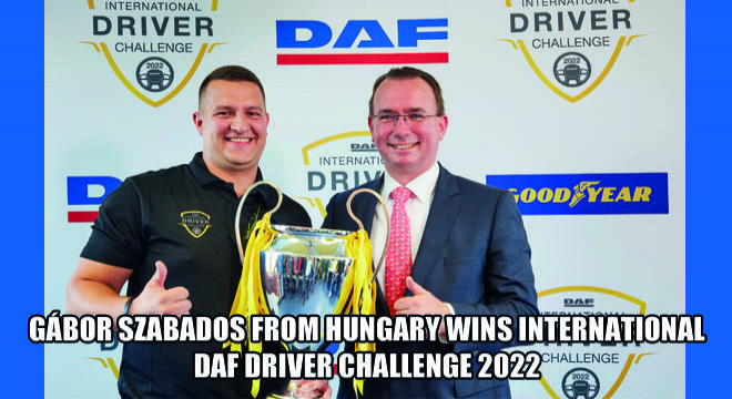 Gbor Szabados from Hungary Wins International DAF Driver Challenge 2022