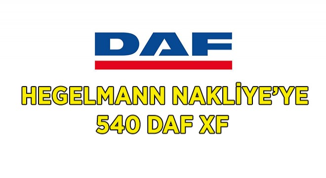 Hegelmann Nakliye Grubu’na 540 DAF XF