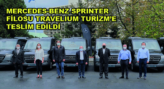 İlk 10+1 Koltuklu Mercedes-Benz Sprinter Filosu Travelium Turizm'e Teslim Edildi