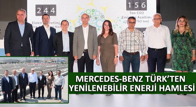 Mercedes-Benz Türk’ten Yenilenebilir Enerji Hamlesi