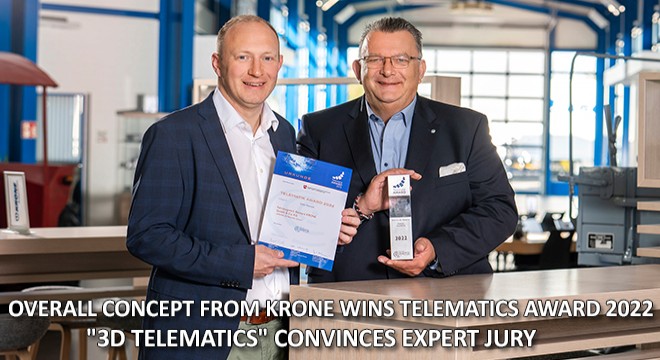 Overall Concept From Krone Wins Telematics Award 2022