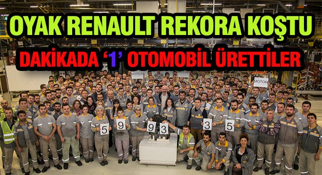 Oyak Renault, Rekora İmza Attı