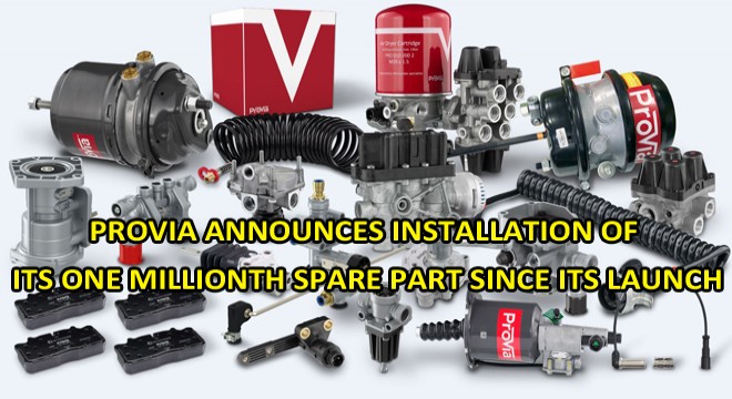 Provia Announces Installation Of its One Millionth Spare Part Since its Launch