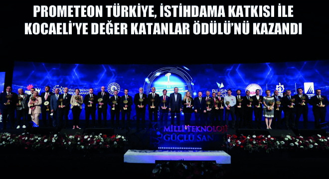 Prometeon Türkiye, İstihdama Katkısı ile Kocaeli’ye Değer Katanlar Ödülü’nü Kazandı
