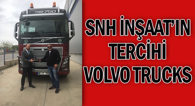 SNH İnşaat’a Volvo Trucks FH 750 6x4 Teslimatı