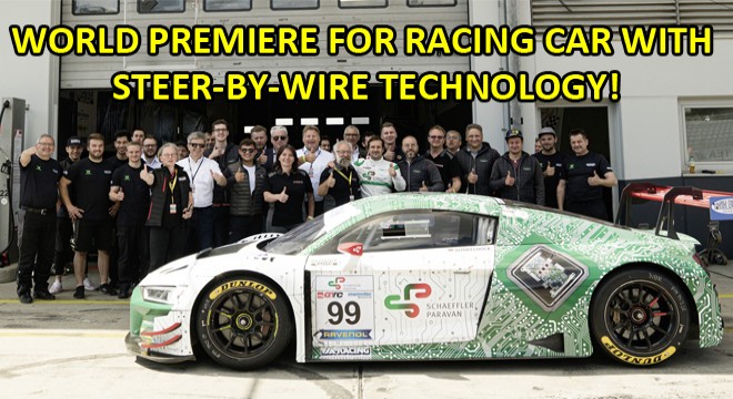 World Premiere For Racing Car With Steer-By-Wire Technology