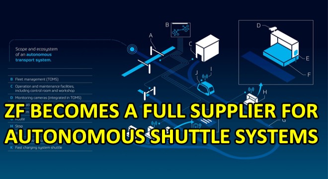 ZF Becomes A Full Supplier For Autonomous Shuttle Systems