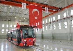 Yerli tramvay 2 milyon darbe testinden geçti 