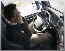 Volvo Kamyondan Yorgun Sürücü Testi