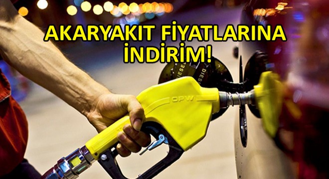 Akaryakıt Fiyatlarına Yarından İtibaren Geçerli Olmak Üzere İndirim Yapıldı!