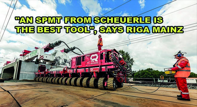  An SPMT From SCHEUERLE İs The Best Tool , Says Riga Mainz