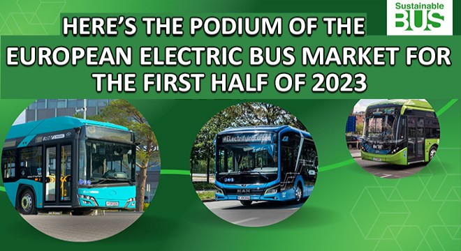 Here’s The Podium of the European Electric Bus Market for the First Half of 2023