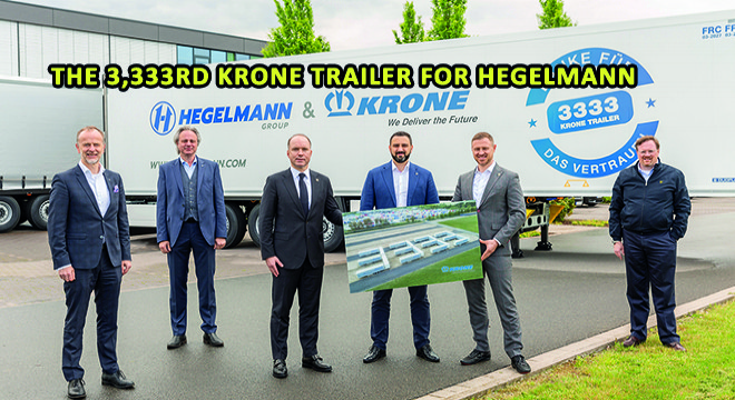 The 3,333rd Krone Trailer For Hegelmann