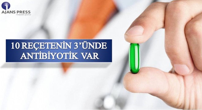 10 Reçetenin 3 ünde Antibiyotik Var