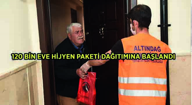 120 Bin Eve Hijyen Paketi Dağıtımına Başlandı