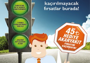 Sigorta Cini Trafik Sigortası ve Kasko Yaptıran Herkese Akaryakıt Hediye Ediyor