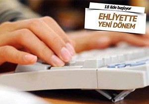 18 İlde e-Sınavla Ehliyet Alınabilecek