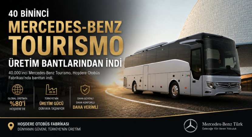 40 Bininci Mercedes-Benz Tourismo Üretim Bantlarından İndi