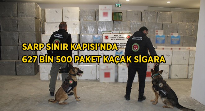 Cam Bardak Taşıyoruz Dediler, 627 Bin Paket Kaçak Sigara Çıktı