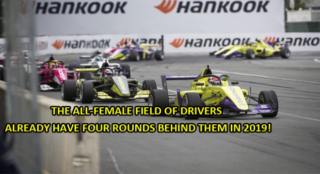 A well-balanced Finn in the W Series on Hankook race tyres