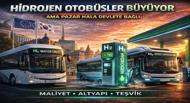 AVRUPA VE ASYA’DA HİDROJEN OTOBÜS ATAĞI: BÜYÜME DEVLET DESTEKLİ