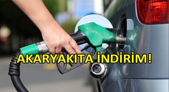 Akaryakıt Fiyatlarına Yarından İtibaren Geçerli Olmak Üzere indirim Yapıldı