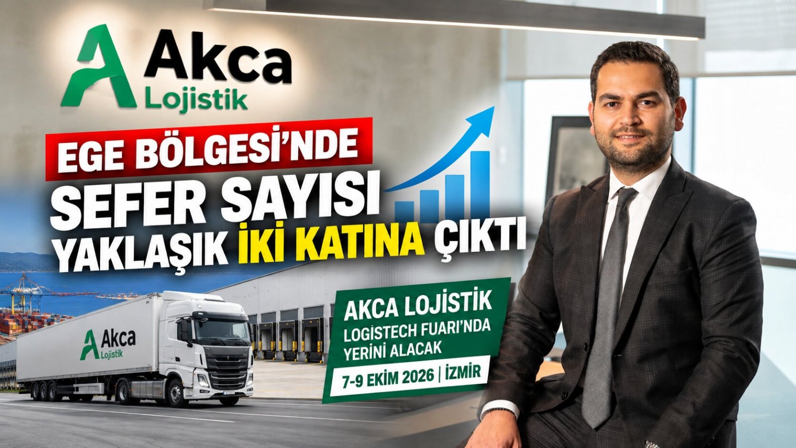 Akca Lojistik Ege’de Sefer Sayısını Yaklaşık İki Katına Çıkardı