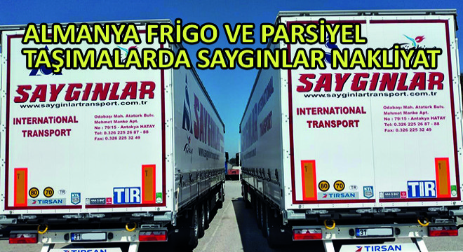 Almanya Frigo ve Parsiyel Taşımalarda Saygınlar Nakliyat