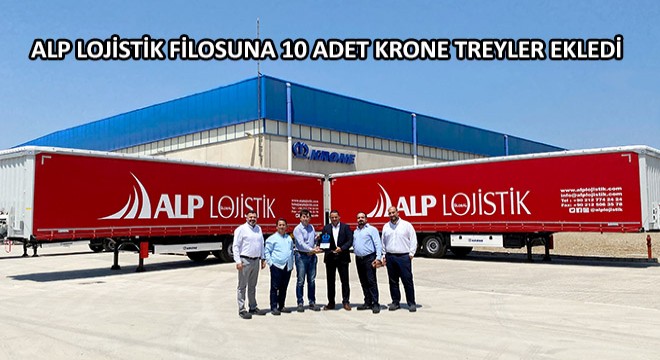 Alp Lojistik Filosuna 10 Adet Krone Treyler  Ekledi