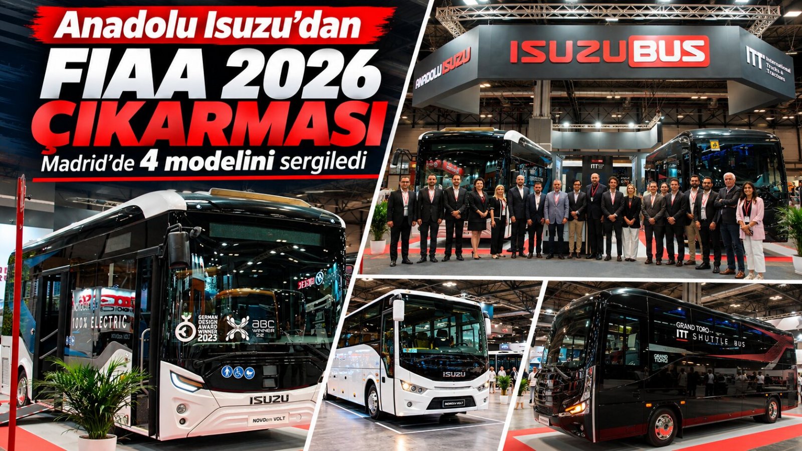 Anadolu Isuzu Madrid’de 4 Modelini Sergiledi: Kendo Hybrid İlk Kez Sahneye Çıktı