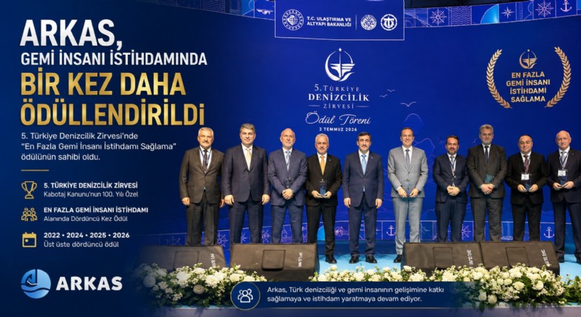 Arkas Gemi İnsanı İstihdamında Bir Kez Daha Ödüllendirildi