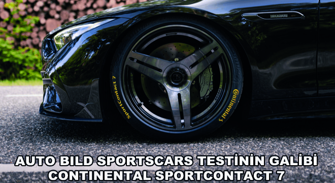 Auto Bild Sportscars Testinin Galibi Continental SportContact 7