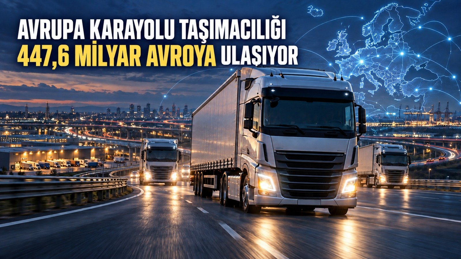 Avrupa Taşımacılığında Dengeler Değişiyor: Pazar 447,6 Milyar Avroya Ulaşacak