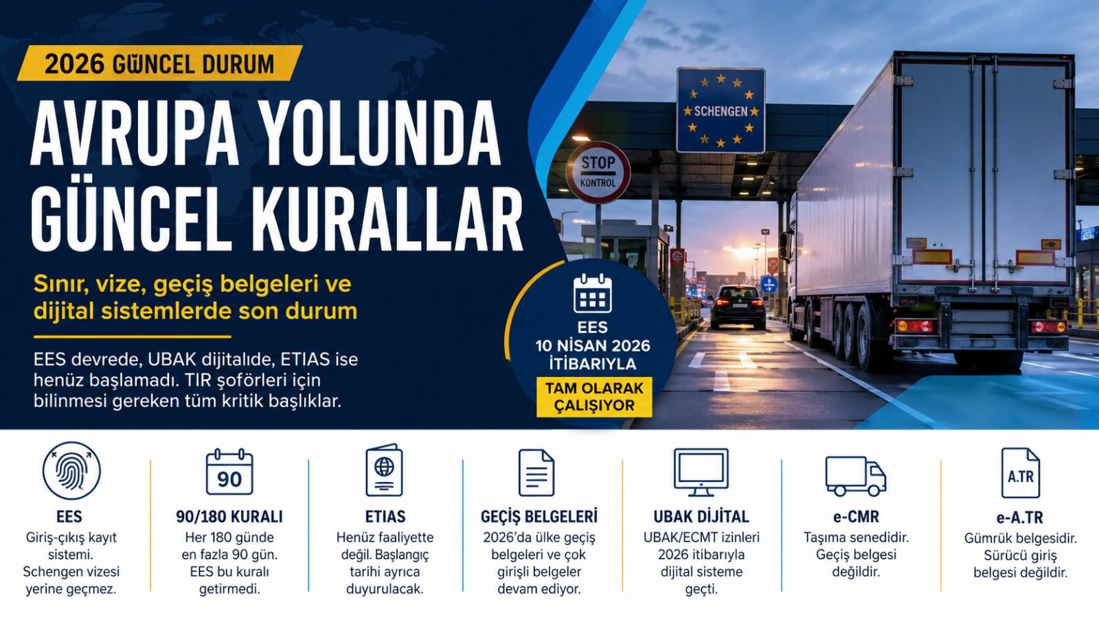 Avrupa Yolunda Güncel Kurallar