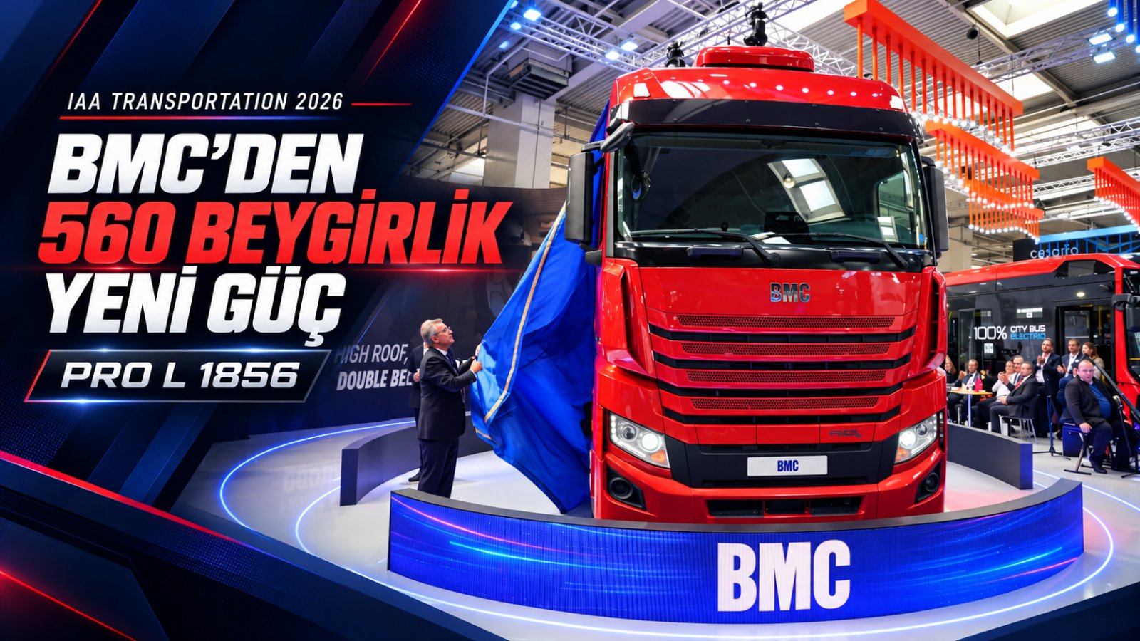 BMC, 560 Beygirlik Yeni PRO L 1856’yı Hannover’de Tanıttı