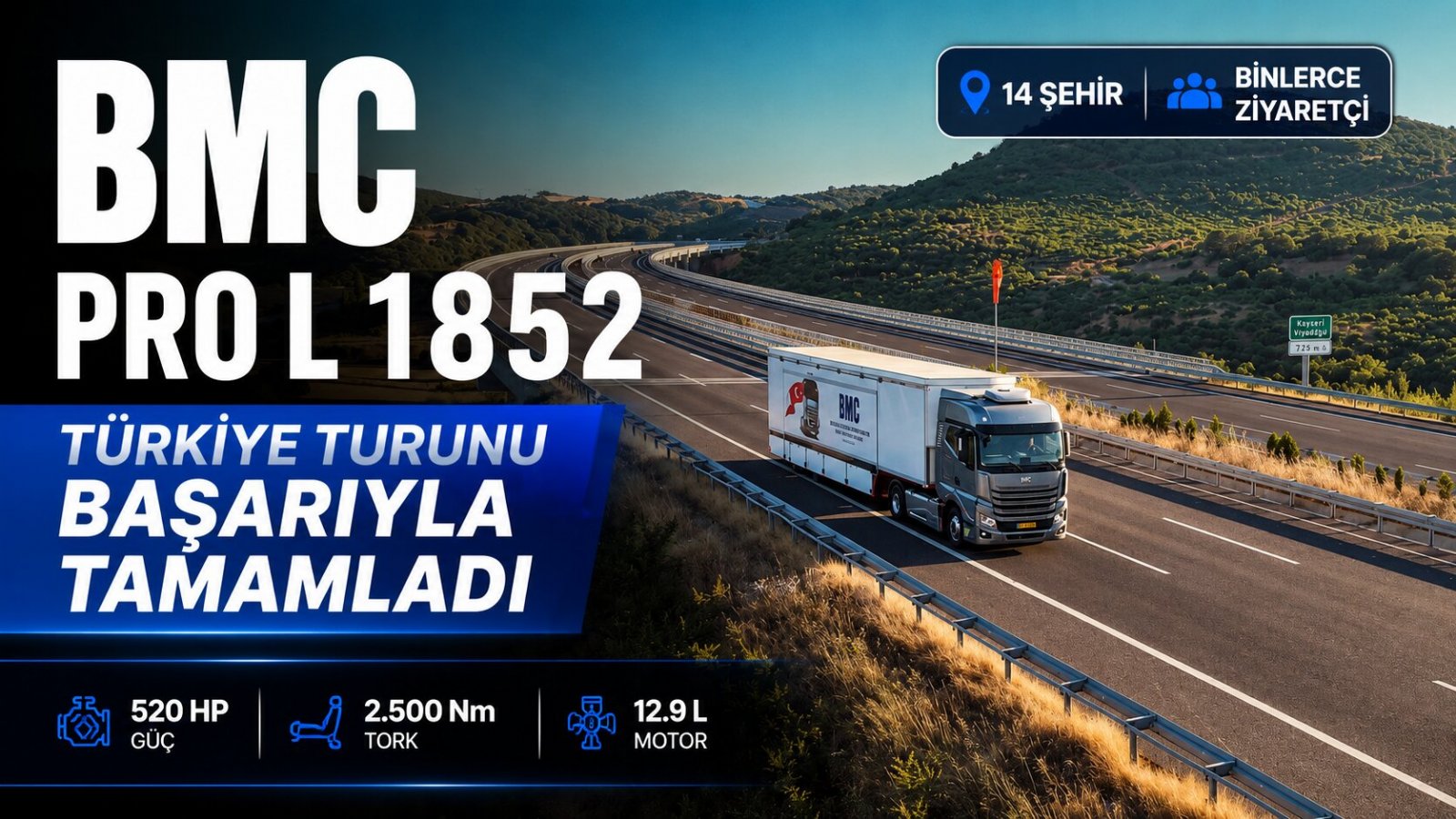 BMC PRO L 1852 TÜRKİYE TURUNU BAŞARIYLA TAMAMLADI