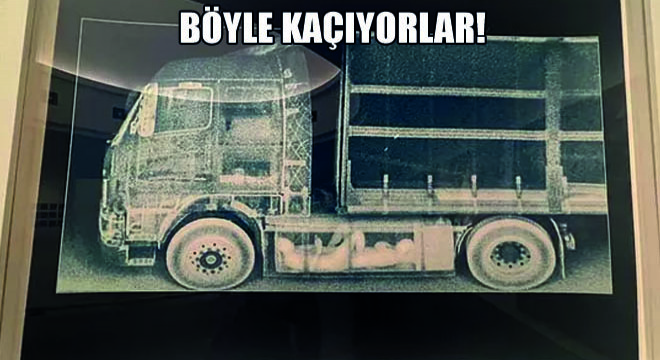 BÖYLE KAÇIYORLAR!