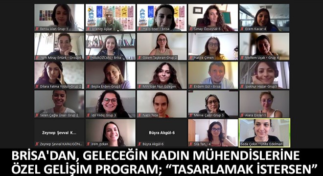 Brisa dan, Geleceğin Kadın Mühendislerine ÖzelGelişim Program; Tasarlamak İsterSEN