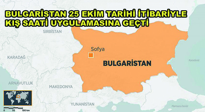 Bulgaristan 25 Ekim Tarihi İtibariyle Kış Saati Uygulamasına Geçti