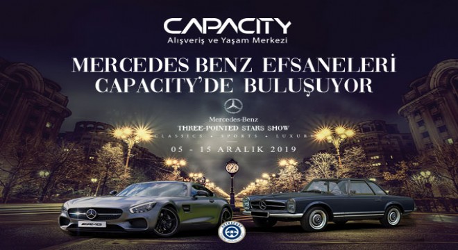 Capacity AVM’de Mercedes-Benz Efsane Otomobiller Sergisi