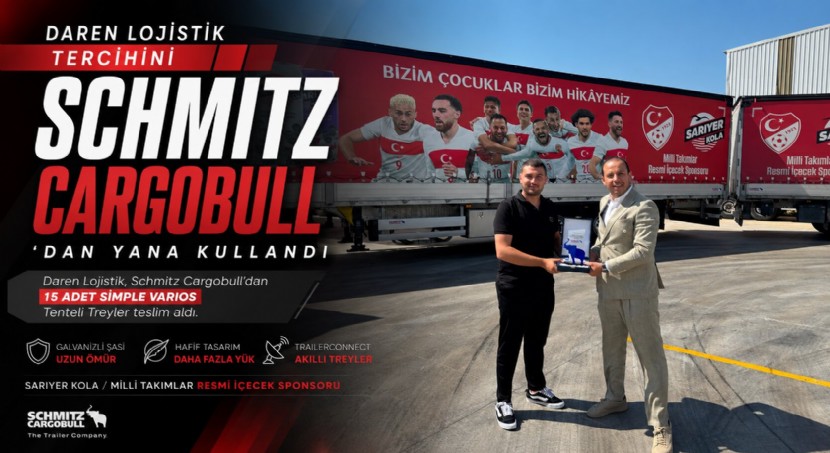 DAREN LOJİSTİK TERCİHİNİ SCHMITZ CARGOBULL’DAN YANA KULLANDI