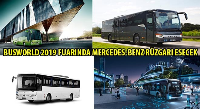 Daimler’ın en yeni elektrikli otobüsleri Busworld 2019’da sergileniyor