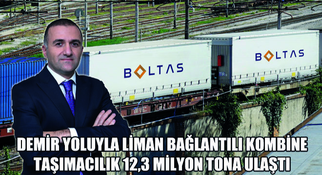 Demir Yoluyla Liman Bağlantılı Kombine Taşımacılık 12,3 Milyon Tona Ulaştı